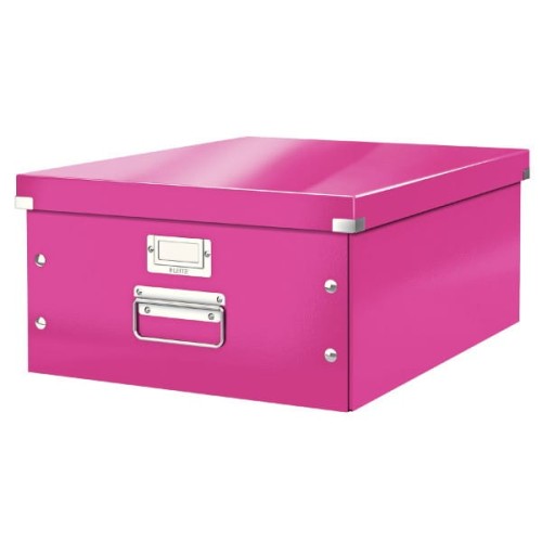 Pudło Leitz Click&amp;Store uniwersalne duże wow różowe.jpg