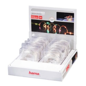 ŁAŃCUCH ŚWIETLNY USB LED, KOLOROWY, 3M  /000123460000/