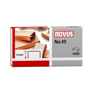 Zszywki NO.10 NOVUS 1000szt miedziane /040-0207 NO/