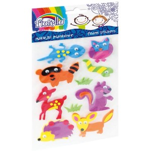 Naklejki piankowe fiorello GR-NP133 zwierzęta leśne 1szt. /170-2387/