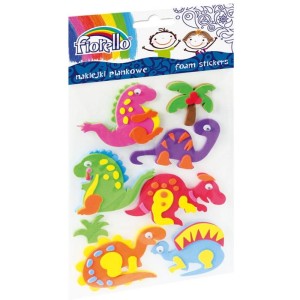 Naklejki piankowe FIORELLO GR-NP130 dinozaury 1szt. /170-2386/