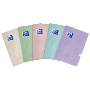 Zeszyt A5/60 linia z marginesem okładka SOFT TOUCH OXFORD TOUCH pastel mix kolorów 1szt. /400175352/