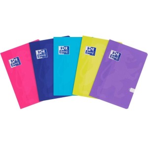 Zeszyt A4/32 kratka z marginesem okładka SOFT TOUCH OXFORD TOUCH mix kolorów 1szt. /400175562/
