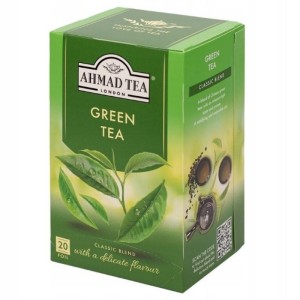 Herbata zielona kopertowana AHMAD GREEN TEA  20szt.