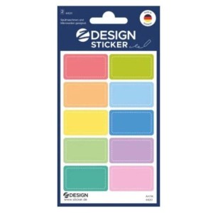 Naklejki Z-DESIGN foliowe kolorowe ramki  AVERY ZWECKFORM 20szt. /4420/