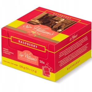 Herbata owocowa kopertowana SIR WILLIAMS RASPBERRY malina 50szt.