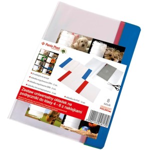 Zestaw okładek na podręczniki dla KLAS 4-6 + naklejki  /0302-0145-99/