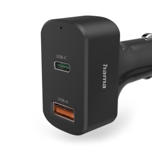 ŁADOWARKA SAMOCHODOWA DO LAPTOPA HAMA USB C 65W CZARNA /200018/