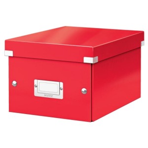 Pudło LEITZ CLICKSTORE uniwersalne małe czerwone /60430026/