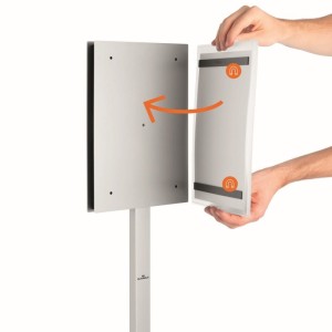 Stojak podłogowy A4 DURABLE INFO STAND OUTDOOR antracytowy 1szt. /502057/