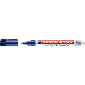 Marker foliopis/do CD 0,5-1,0mm EDDING 8400 niebieski 1szt. /ED-8400003/