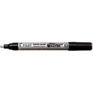Marker olejowy okrągły 2,0mm PILOT SC-S-M SUPER COLOR srebrny 1szt.