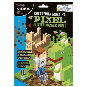 Zestaw kreatywny mozaika i kolorowanka KIDEA PIXEL /KMOPKA/