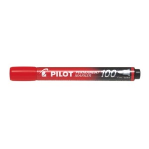 Marker permanentny okrągły 1,0mm PILOT SCA-100 czerwony 1szt. /SCA-100-R/