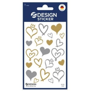 Naklejki Z-DESIGN dekoracyjne - serca AVERY ZWECKFORM 21szt. /4416/