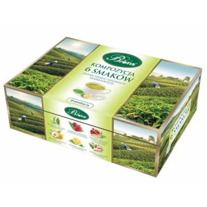 Herbata BIFIX kopertowana mix zielonych herbat 6x10szt /G-HZBFKIK0120X009/