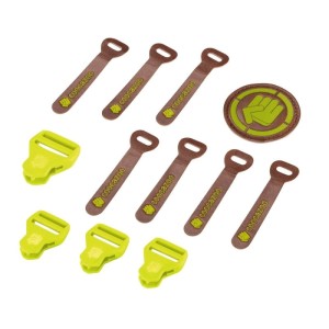 ZESTAW MATCHPATCH LEATHER, LIMEPUNCH MELANGE  /001388060000/