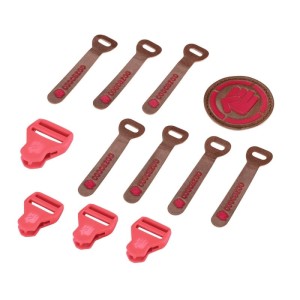 ZESTAW MATCHPATCH LEATHER, HIBISCUS MELANGE  /001388070000/