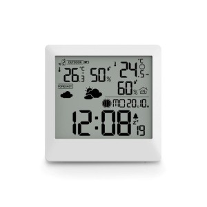 STACJA POGODOWA „PALAWAN”, Z CZUJNIKIEM ZEWN. RADIO, ALARM, TERM/HYGR  /002222380000/