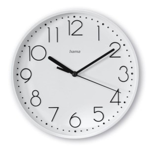 ZEGAR ŚCIENNY SALINA ŚREDNICA 22 CM BIAŁY  /001858670000/