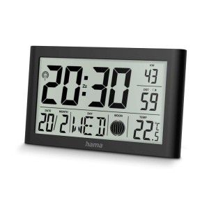 ZEGAR ELEKTORNICZNY MARTINIQUE ŚCIENNY Z DCF Z TERMOMENTREM I HIGROMETREM  /002222170000/