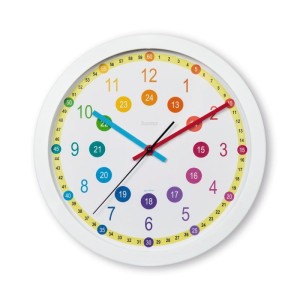 ZEGAR ŚCIENNY EASY LEARNING SAL ŚREDNICA 30 CM DO NAUKI GODZIN DLA DZIECI  /002222030000/