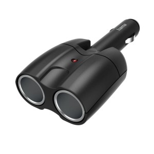 ROZDZIELACZ 2-DROŻNY DO GNIAZDA ZAPALNICZKI SAMOCHODOWEJ 180°, 12V  /002234030000/