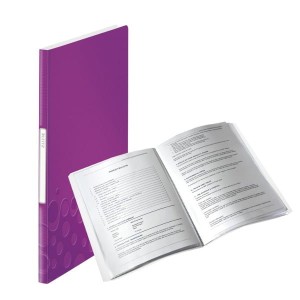 Teczka/album ofertowy A4/20 PP LEITZ WOW fioletowy /43610062/