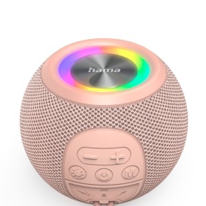 GŁOŚNIK MOBILNY BLUETOOTH HAMA "BALLSHAPE 3.0" RÓŻOWY  /001882400000/