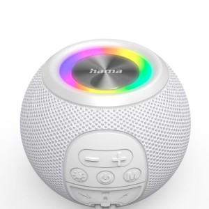 GŁOŚNIK MOBILNY BLUETOOTH HAMA "BALLSHAPE 3.0" BIAŁY  /001882380000/
