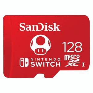Karta pamięci sandisk nintendo cobranded micro sdxc sqxao 128gb v30 u3 c10 a1 uhs-1 10 1szt. /001835520000/