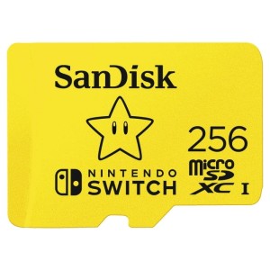 Karta pamięci sandisk nintendo cobranded micro sdxc sqxao 256gb v30 u3 c10 a1 uhs-1 10 1szt. /001835730000/