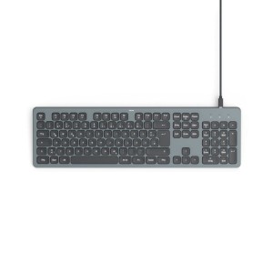 KLAWIATURA KOMPUTEROWA CK-400 PRZEWODOWA USB QWERTY PODŚWIETLANA ASSIST AI  /U81730580000/