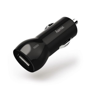 ŁADOWARKA SAMOCHODOWA USB 12V 2,4A (CZARNA)  /001832590000/