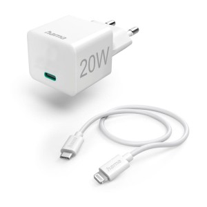 ŁADOWARKA DO TELEFONU MINI PD/QUALCOMM® 20W, KABEL USB-C-LIGHTNING, BIAŁA  /002016200000/