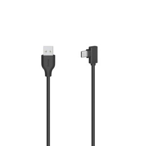 KABEL USB 2.0, KĄTOWY, USB TYP-C - USB-A, 0,75M  /002006460000/