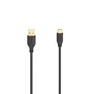 KABEL USB-C - USB 2.0 A FLEXI-SLIM 0.75M CZARNY  /002006340000/