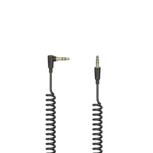 KABEL SPIRALNY JACK 3,5MM KĄTOWY - JACK 3,5MM 0,75 M  /002051130000/