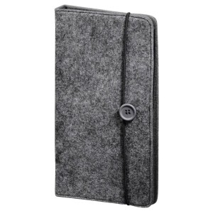 CD WALLET FELT 48 CD, SZARY  /000956760000/