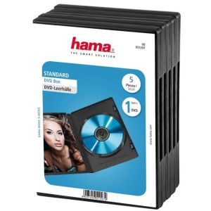 PUDEŁKO DVD CZARNE 5- PAK  /000512970000/