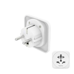 ADAPTER PODRÓŻNY GNIAZDO UNIWERSALNE -> WTYK EU BIAŁY  /002234550000/