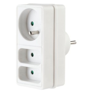 ADAPTER GNIAZDO SIECIOWE- 3 WEJŚCIA  /440477800000/