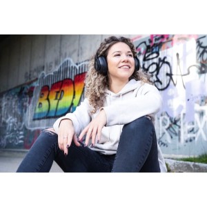 SŁUCHAWKI NAUSZNE/GŁOŚNIK BLUETOOTH "PASSION TURN" CZARNE  /001840920000/