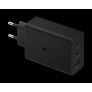 SAMSUNG ŁADOWARKA SIECIOWA 65W EP-T6530 (2X USB C, 1X USB A, BEZ KABLA) BLA  /001945890000/