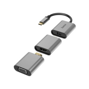 ADAPTER PREMIUM USB-C - MINI-DP + HDMI + VGA  /002003060000/