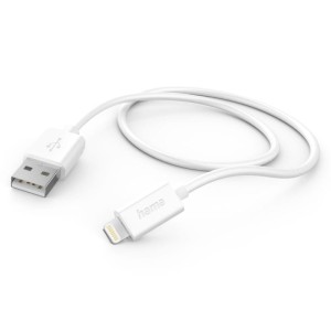 KABEL DO TELEFONU LIGHTNING, ŁADOWANIE I TRANSFER, 1,0 M, BIAŁY  /002015790000/