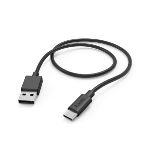 HAMA KABEL ŁADUJĄCY/DATA USB-A - USB-C, 1M CZARNY  /002015940000/