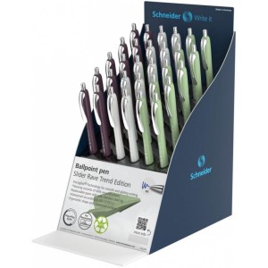 Długopis automatyczny SCHNEIDER SILDER RAVE TREND 2025 XB mix kolorów 1szt. /SR399630/