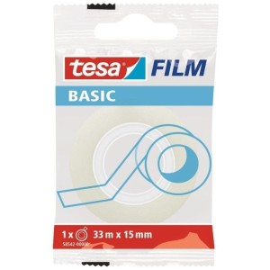 Taśma TESA BASIC 15mm x 33m transparentna w folii /58542/