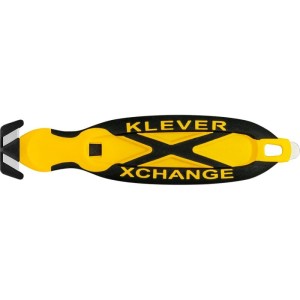 Nóż bezpieczny KLEVER XCHANGE 20 z ukrytym ostrzem żółty 1szt. /BH-KCJ-XC-20Y BH-KCJ-XC-20Y /